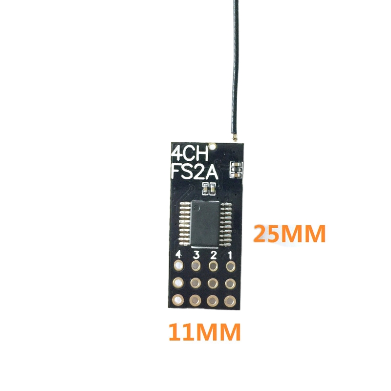 Flysky FS2A Penerima Mini 4CH  - Rc Helicopter Remote Control ulasan dan harga